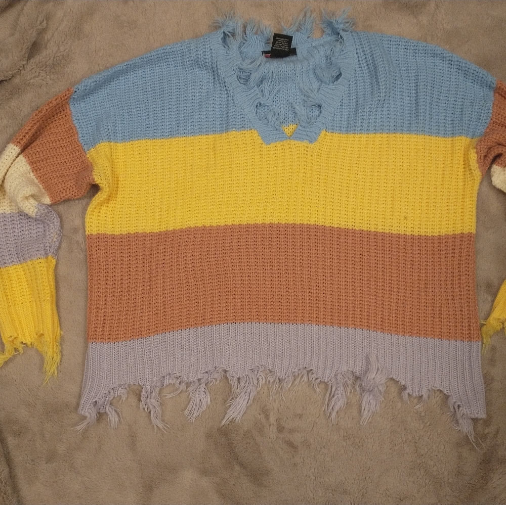 Distressed Sweater
